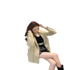 The 2022 early spring new style of the small suit jacket for women. It exudes a sophisticated and trendy vibe, with a casual and loose style Item Picture